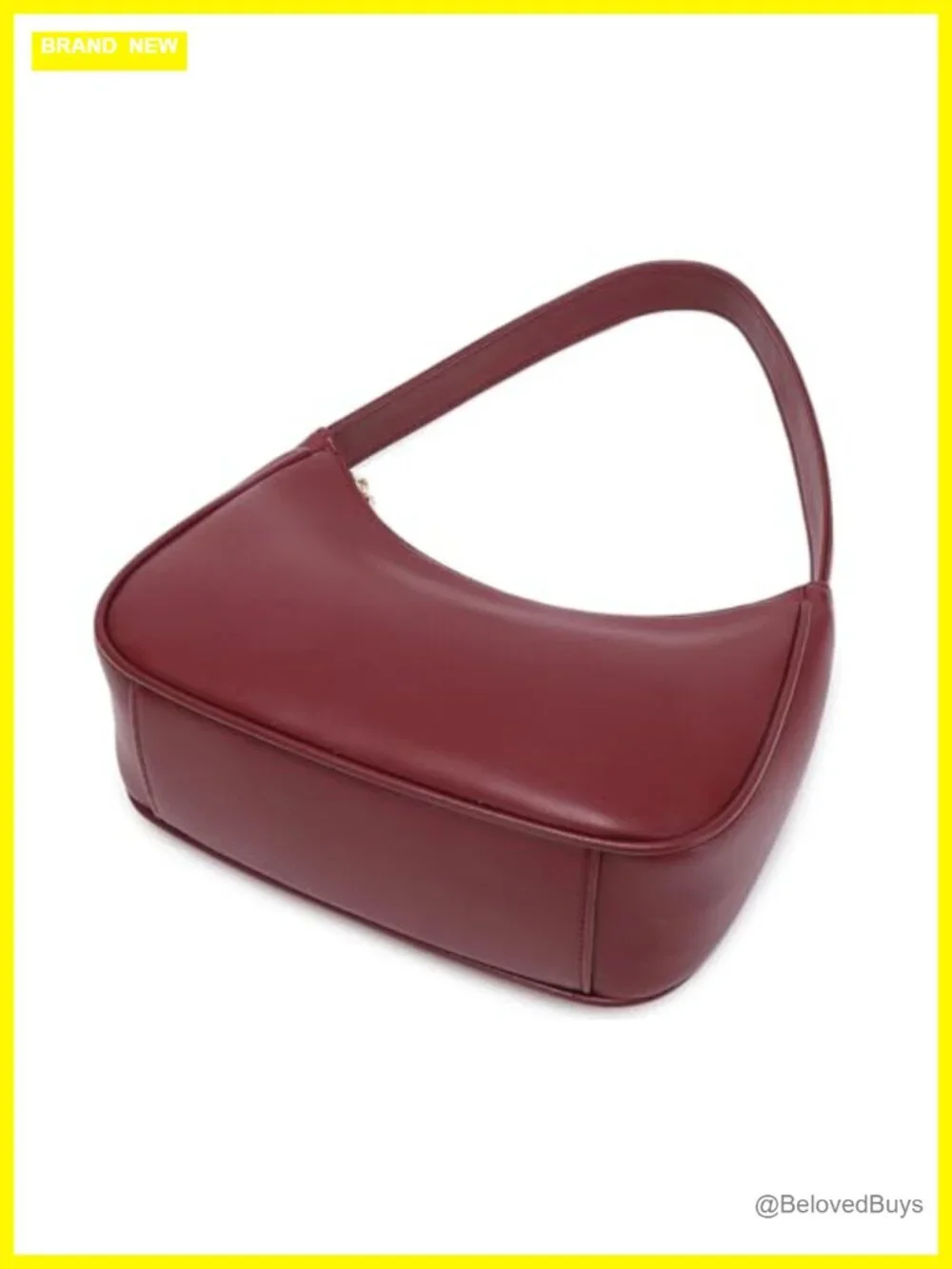 Vintage Hobo Shoulder Bag PU Leather Tote Purse with Zipper Closure